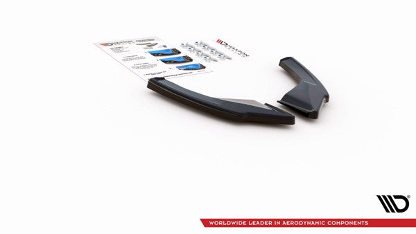 Maxton Rear Side Splitters Volkswagen Golf 8 Gti - Gloss Black