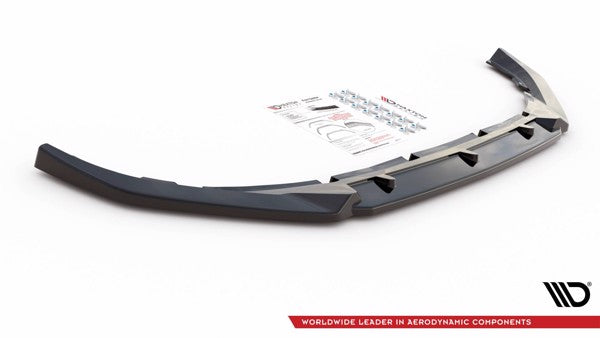Maxton Front Splitter V.1 Volvo S60/V60 R-Design Mk3 - Gloss Black