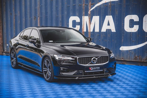 Maxton Front Splitter V.1 Volvo S60/V60 R-Design Mk3 - Gloss Black