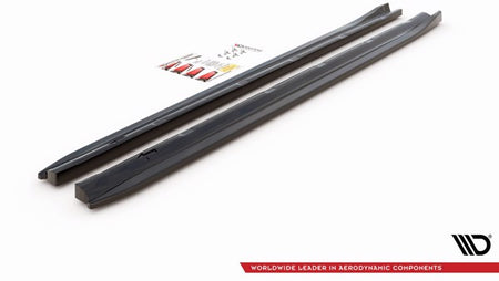 Maxton Side Skirts Diffusers Peugeot 308 Gt Mk2 Facelift - Gloss Black