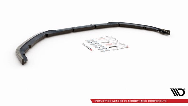 Maxton Front Splitter V.2 Peugeot 208 Mk2 - Gloss Black