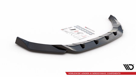 Maxton Front Splitter V.1 Volkswagen T-Roc Mk1 - Gloss Black