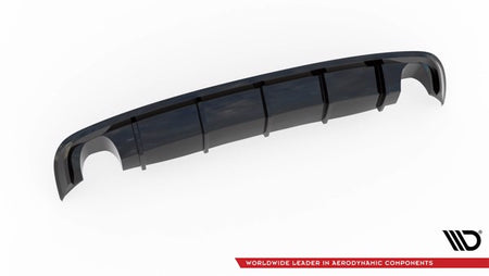 Maxton Rear Valance Audi A8 D4 - Gloss Black