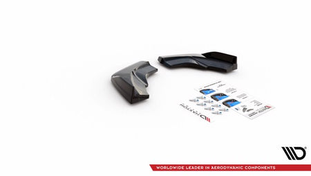 Maxton Rear Side Splitters V.1 Mercedes-Benz A W176 - Gloss Black