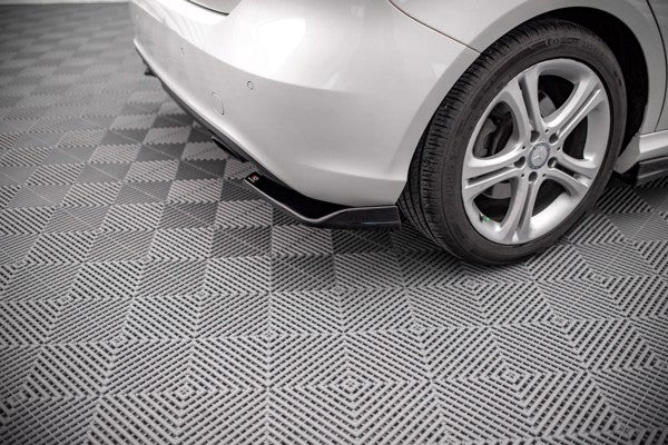 Maxton Rear Side Splitters V.1 Mercedes-Benz A W176 - Gloss Black