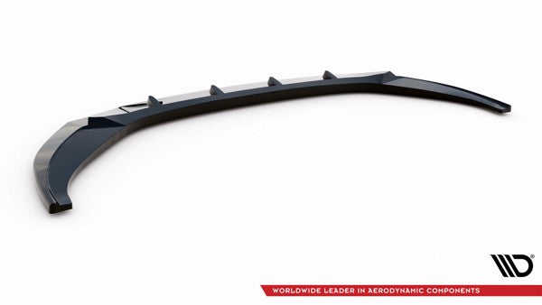 Maxton Front Splitter V.1 Audi A6 C8 - Gloss Black