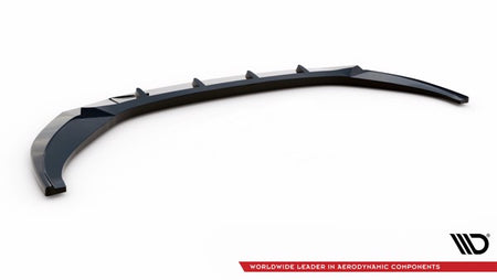 Maxton Front Splitter V.1 Audi A6 C8 - Gloss Black