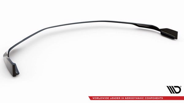 Maxton Front Splitter Porsche 911 Turbo S 992 - Gloss Black