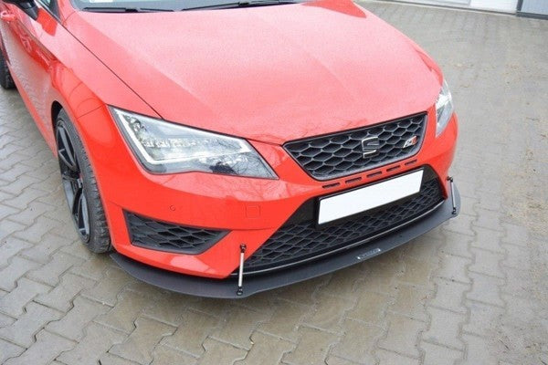 Maxton Front Racing Splitter Seat Leon Iii Cupra / Fr