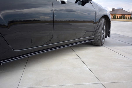 Maxton Side Skirts Diffusers Honda Accord Mk8. (Cu-Series) Preface Sedan - Gloss Black