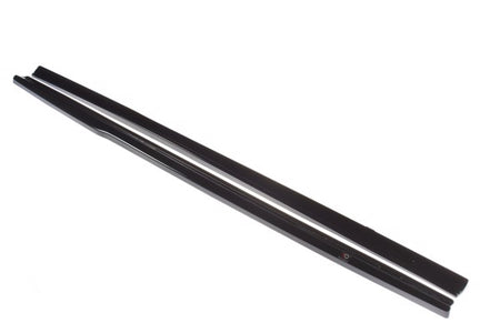 Maxton Side Skirts Diffusers Audi S3 / A3 S-Line 8V / 8V Fl Hatchback - Gloss Black