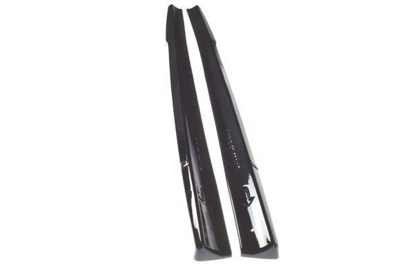 Maxton Side Skirts Diffusers Audi S3 / A3 S-Line 8V / 8V Fl Hatchback - Gloss Black