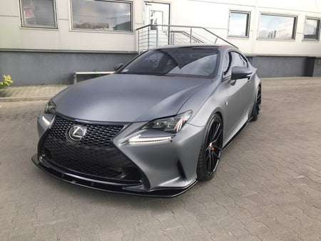 Maxton Front Splitter V.1 Lexus Rc - Gloss Black