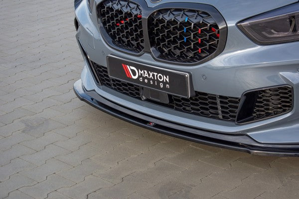 Maxton Front Splitter For BMW 1 F40 M-Pack/ M135I  - Gloss Black