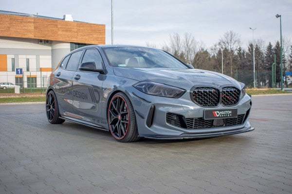 Maxton Front Splitter For BMW 1 F40 M-Pack/ M135I  - Gloss Black