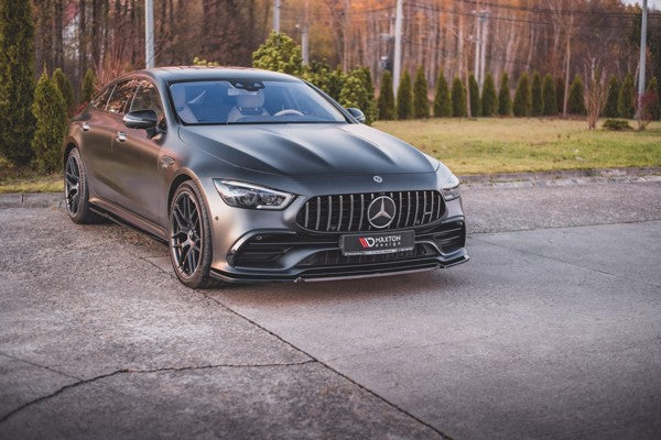 Maxton Front Splitter V.2 Mercedes-Amg Gt 53 4-Door Coupe - Gloss Black