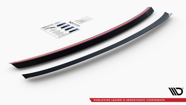 Maxton Spoiler Cap For BMW 7 M-Pack G11 - Gloss Black