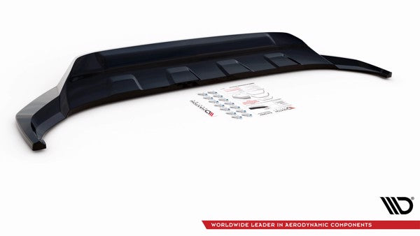 Maxton Front Splitter Volkswagen Touareg R-Line Mk3 - Gloss Black