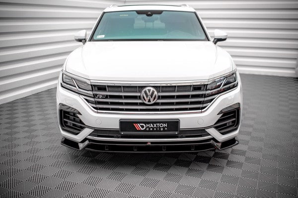 Maxton Front Splitter Volkswagen Touareg R-Line Mk3 - Gloss Black