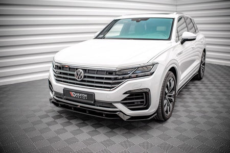Maxton Front Splitter Volkswagen Touareg R-Line Mk3 - Gloss Black