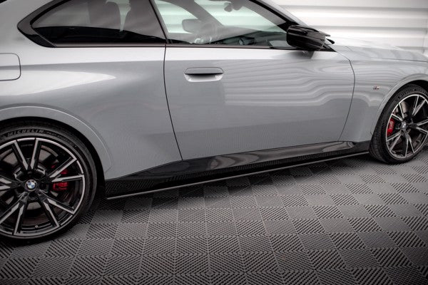 Maxton Street Pro Side Skirts Diffusers BMW 2 Coupe M-Pack / M240I G42 - Black