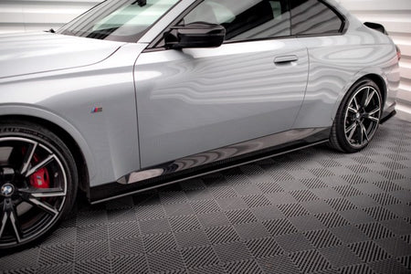 Maxton Street Pro Side Skirts Diffusers BMW 2 Coupe M-Pack / M240I G42 - Black