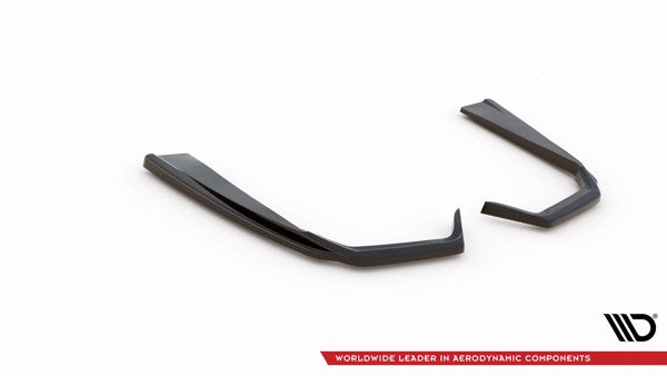 Maxton Rear Side Splitters Mercedes-Amg C 43 Sedan W205 Facelift - Gloss Black