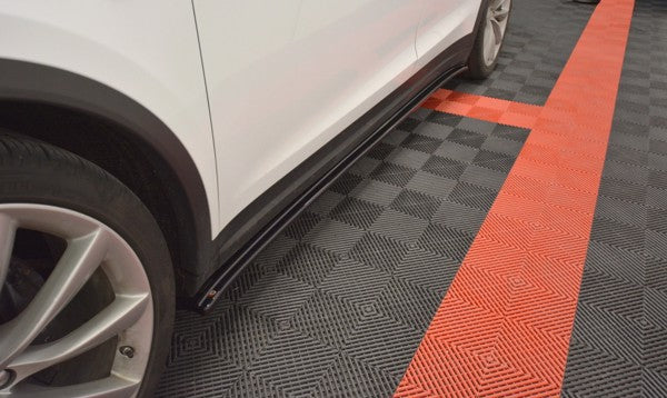 Maxton Side Skirts Diffusers V.1 Tesla Model X - Gloss Black