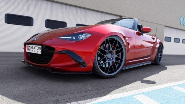 Maxton Front Splitter V.2 Mazda Mx-5 Iv - Gloss Black
