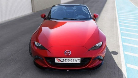 Maxton Front Splitter V.2 Mazda Mx-5 Iv - Gloss Black