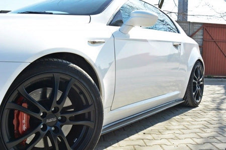 Maxton Side Skirts Diffusers Alfa Romeo Brera - Gloss Black