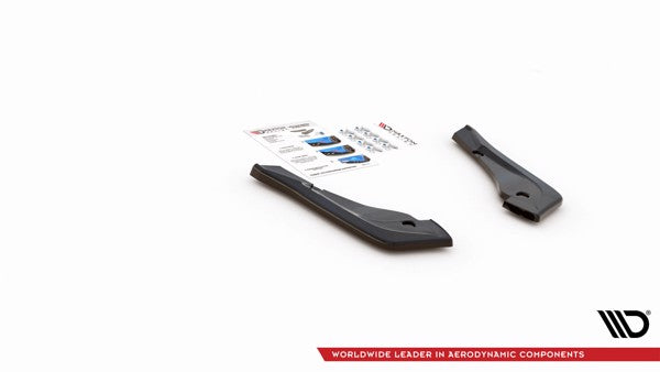 Maxton Rear Side Splitters V.1 Toyota Supra Mk5 - Gloss Black
