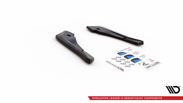 Maxton Rear Side Splitters V.1 Toyota Supra Mk5 - Gloss Black