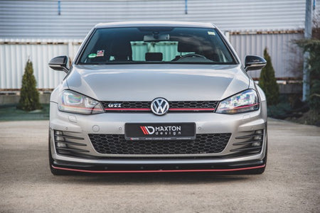 Maxton Racing Durability Front Splitter VW Golf 7 Gti - Black