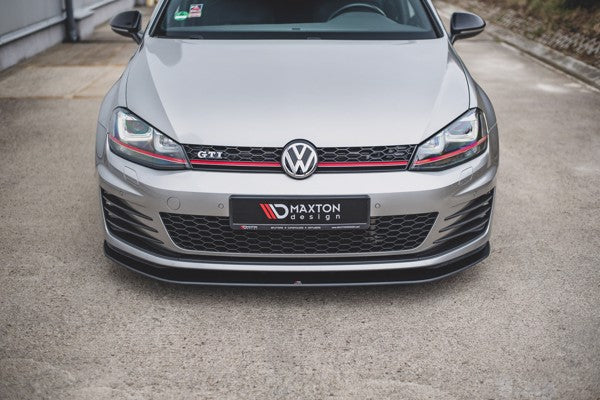 Maxton Racing Durability Front Splitter VW Golf 7 Gti - Black