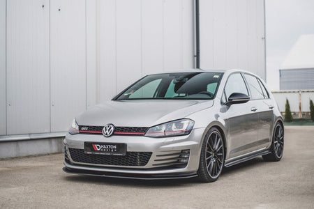 Maxton Racing Durability Front Splitter VW Golf 7 Gti - Black