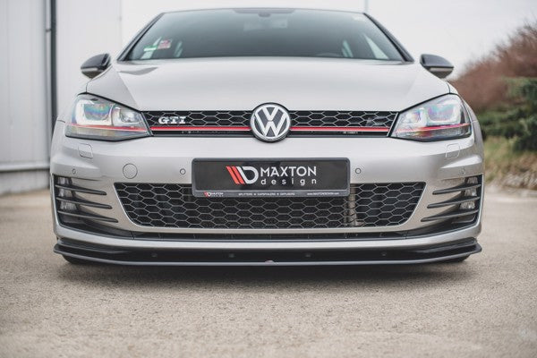 Maxton Racing Durability Front Splitter VW Golf 7 Gti - Black