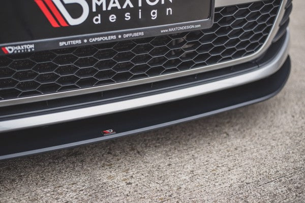 Maxton Racing Durability Front Splitter VW Golf 7 Gti - Black