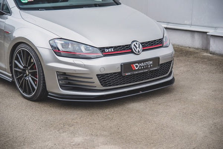 Maxton Racing Durability Front Splitter VW Golf 7 Gti - Black