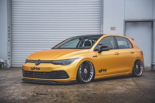 Maxton Side Skirts Diffusers V.2 VW Golf 8 - Gloss Black