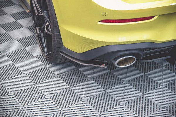 Maxton Racing Durability Rear Side Splitters Volkswagen Golf 8 Gti Clubsport - Black
