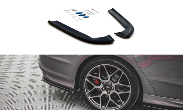 Maxton Rear Side Splitters V.1 Ford Mondeo St-Line Mk5 Facelift - Gloss Black