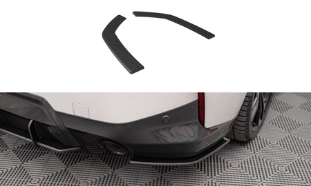 Maxton Street Pro Rear Side Splitters BMW 2 Coupe M-Pack G42 - Black