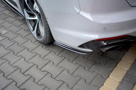 Maxton Rear Side Splitters Audi RS5 F5 Coupe  - Gloss Black
