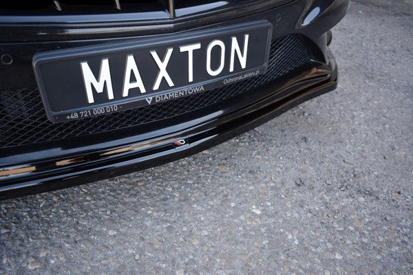 Maxton Front Splitter V.1 Mercedes-Benz S-Class Amg-Line W222 - Gloss Black