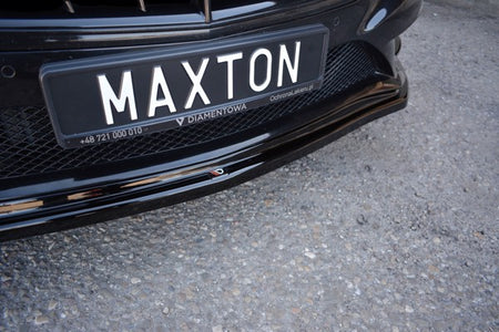 Maxton Front Splitter V.1 Mercedes-Benz S-Class Amg-Line W222 - Gloss Black