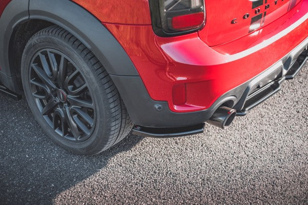 Maxton Rear Side Splitters Mini Countryman Mk2 F60 Jcw - Gloss Black