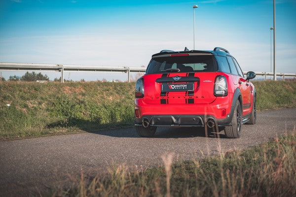 Maxton Rear Side Splitters Mini Countryman Mk2 F60 Jcw - Gloss Black