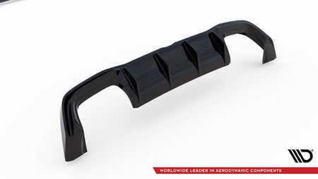 Maxton Rear Valance V.2 Volkswagen Golf R Mk8 - Gloss Black