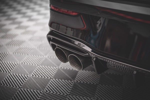 Maxton Rear Valance V.2 Volkswagen Golf R Mk8 - Gloss Black